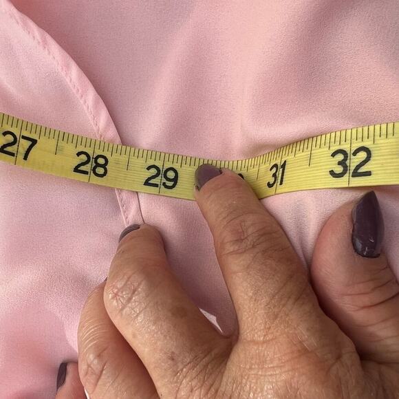 JUST BE…T-Shirt with sheer bottom round neck, cap sleeves.  Women's size 3X - Picture 10 of 10